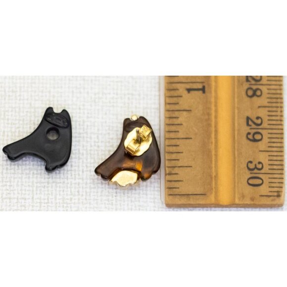 Vintage Convertible Intricate Stud Earrings by Avon - P1 - Picture 2 of 2